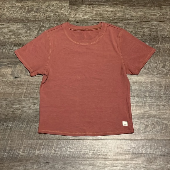 Vuori Hazelnut Pose Fitted Tee (large) - Picture 3 of 4